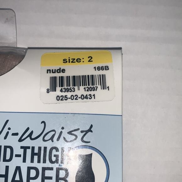 SPANX - Assets by Sara Blakely Hi-Waist Mid-Thigh Shaper Nude Size 2 - Picture 8 of 11